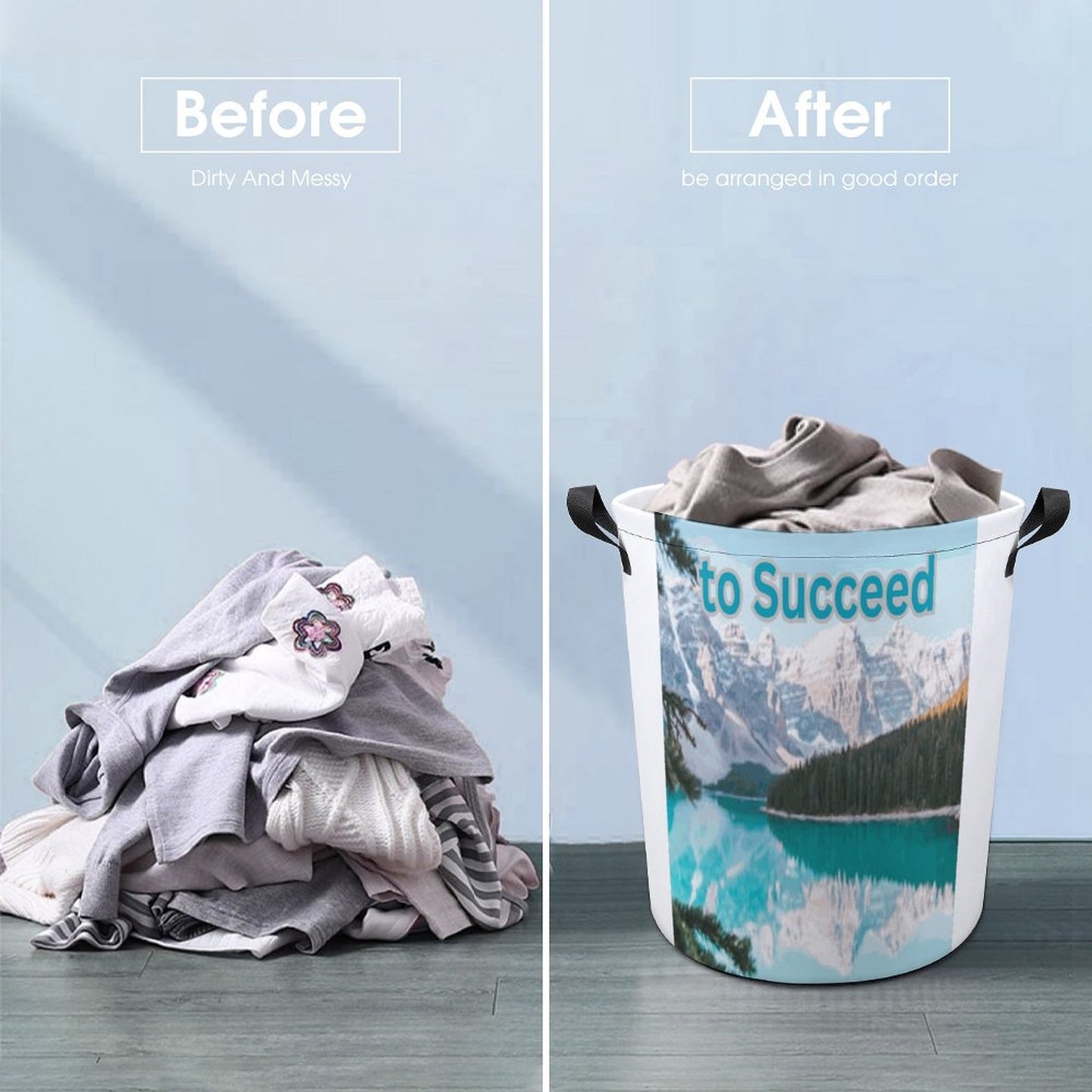 Oxford Collapsible Laundry Basket