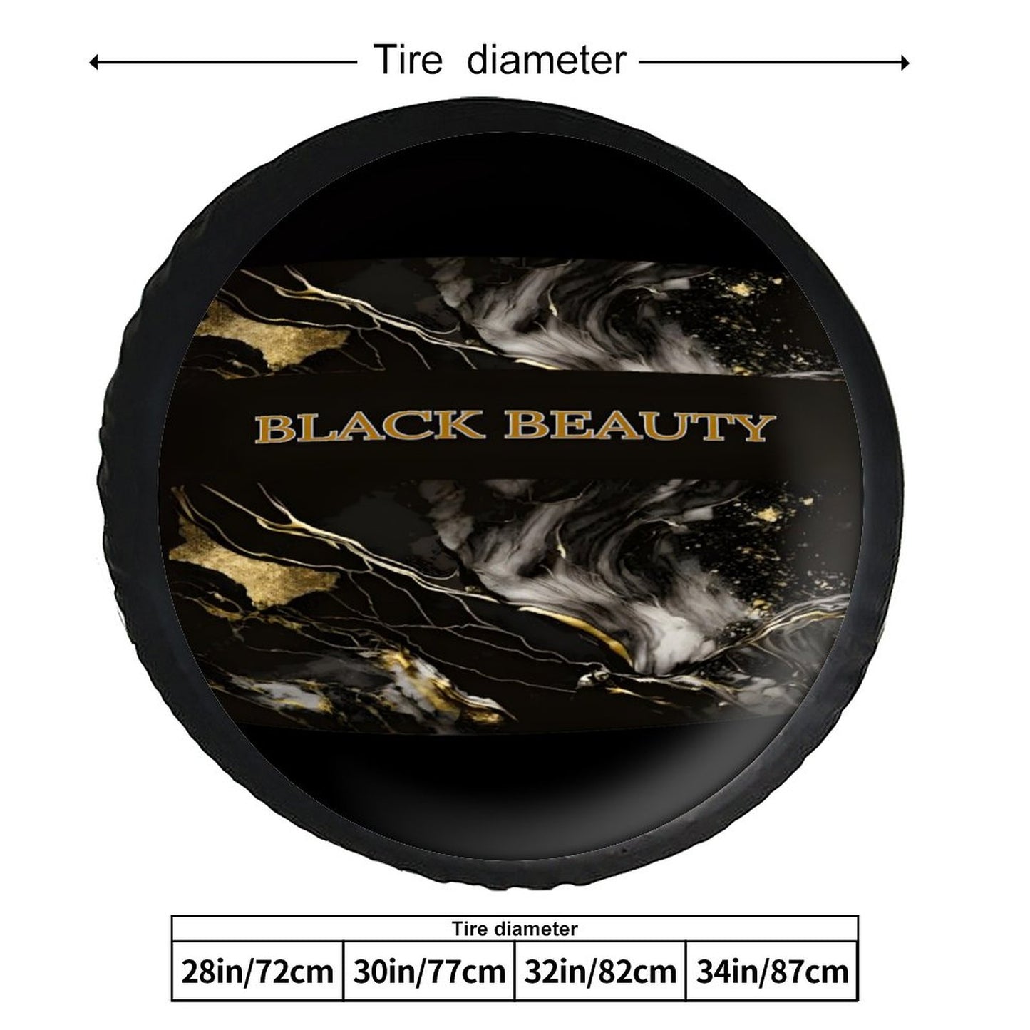 Leather Tire Cover(One-sided Printing)