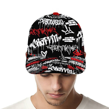 Bent Fitted Cap (All-Over Printing)