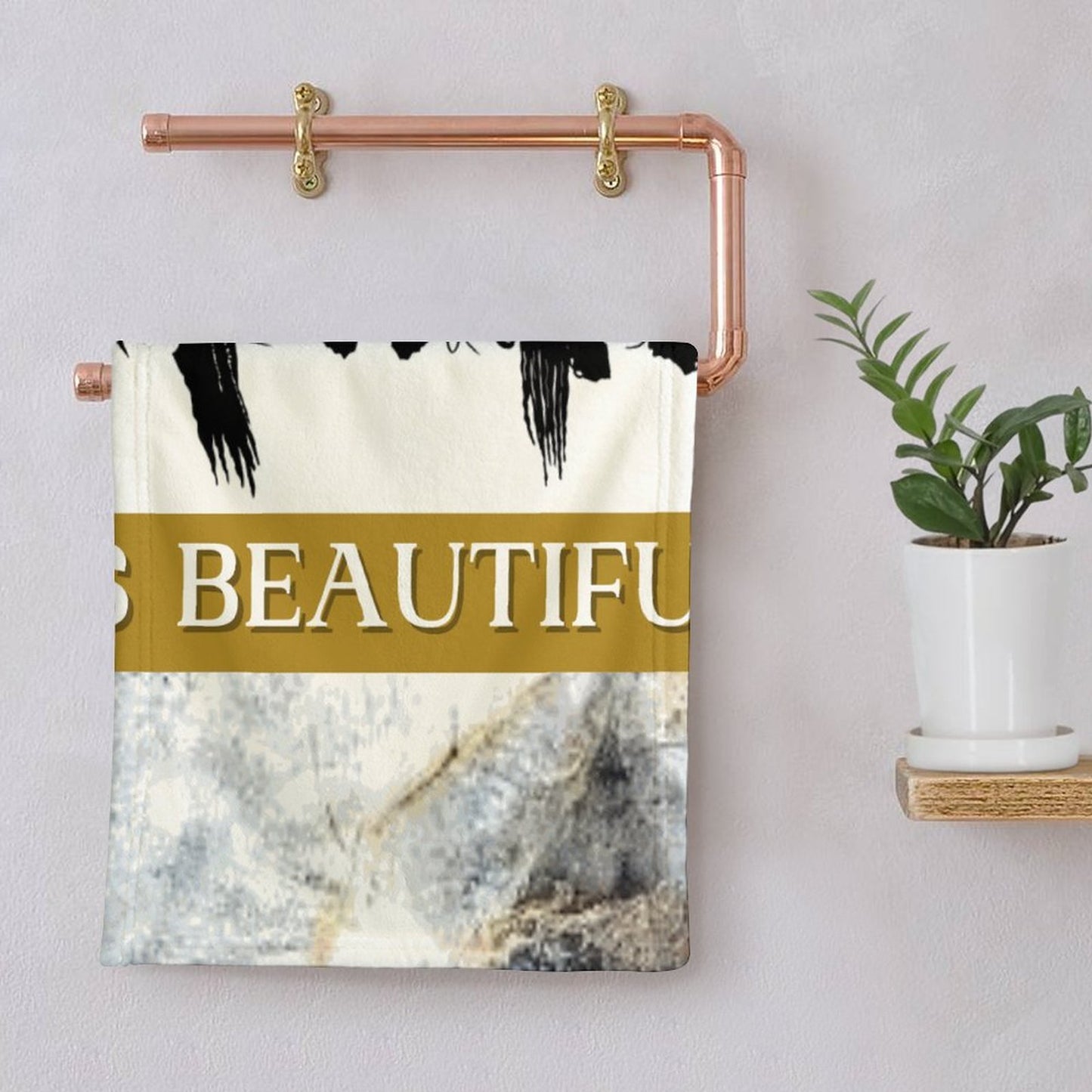 Coral Velvet Towel