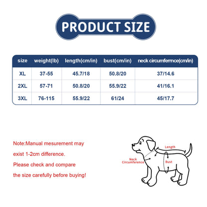 Plus Size Pet Ruffled Dress-XL-3XL