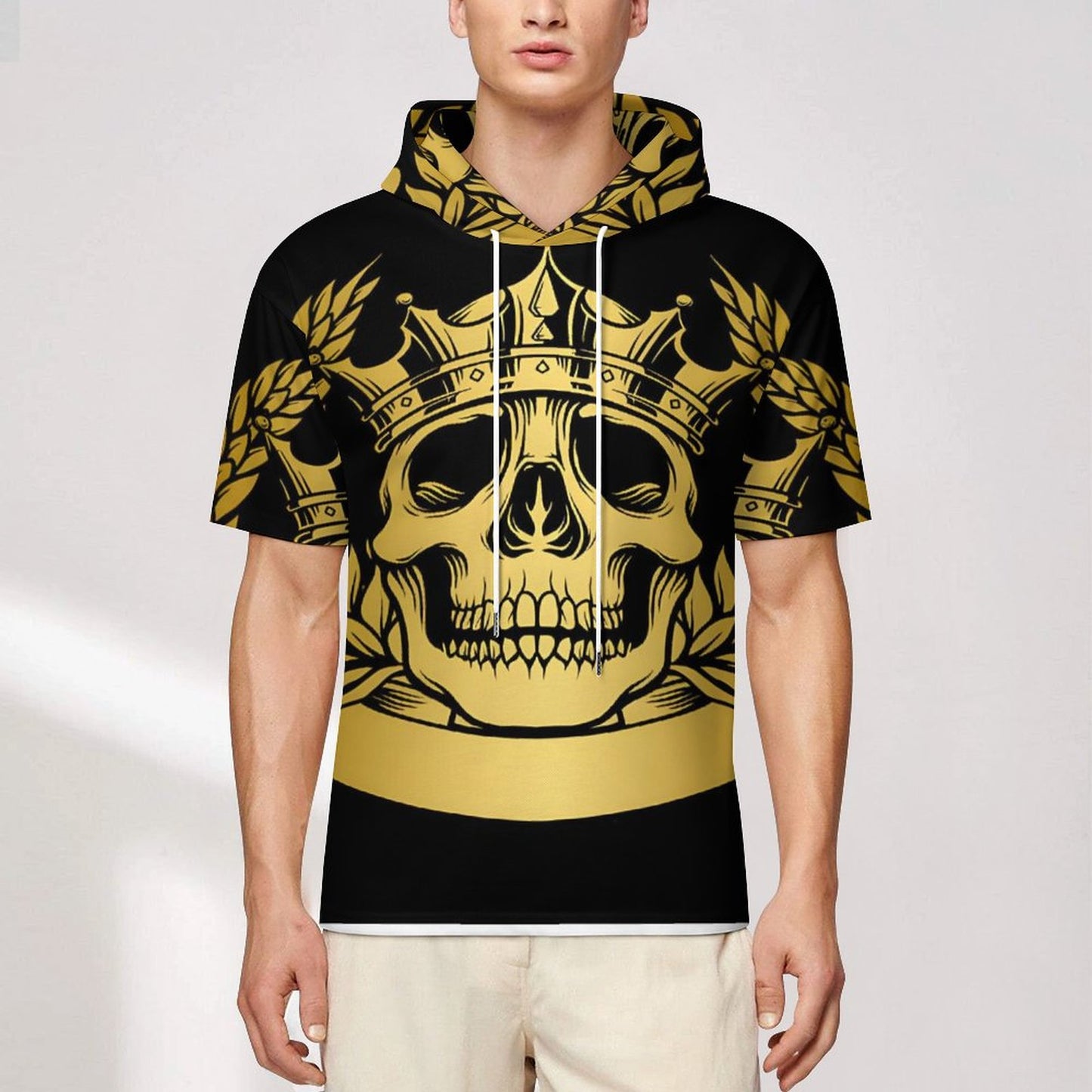 280gsm Men's Mid Sleeved Hoodie(All-Over Printing)