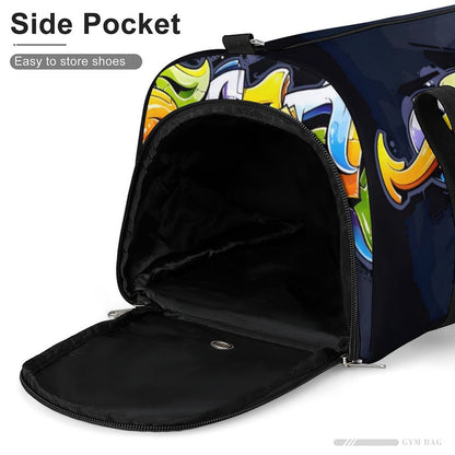 COLORFUL GRAFFITI Large Capacity Sports Duffel/GYM Bag