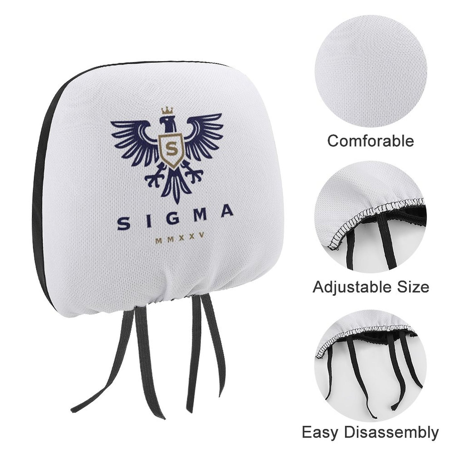 Custom Car Headrest Covers