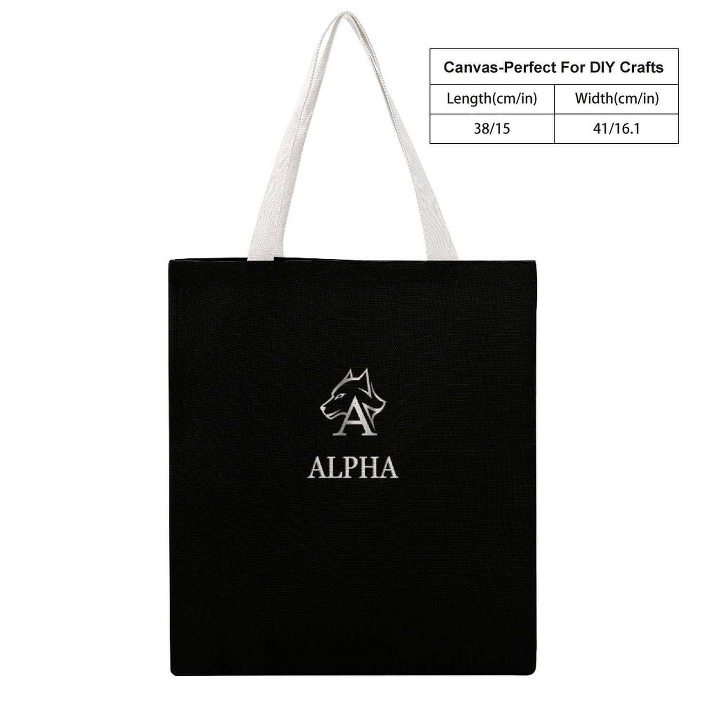 Martin Canvas Tote Handbag with Dual-sided Printing