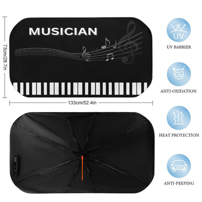 Car Sunshade Umbrella-MUSICIAN