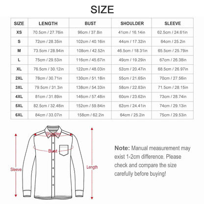 Men's Long Sleeve Shirt with Pocket(All-Over Printing)