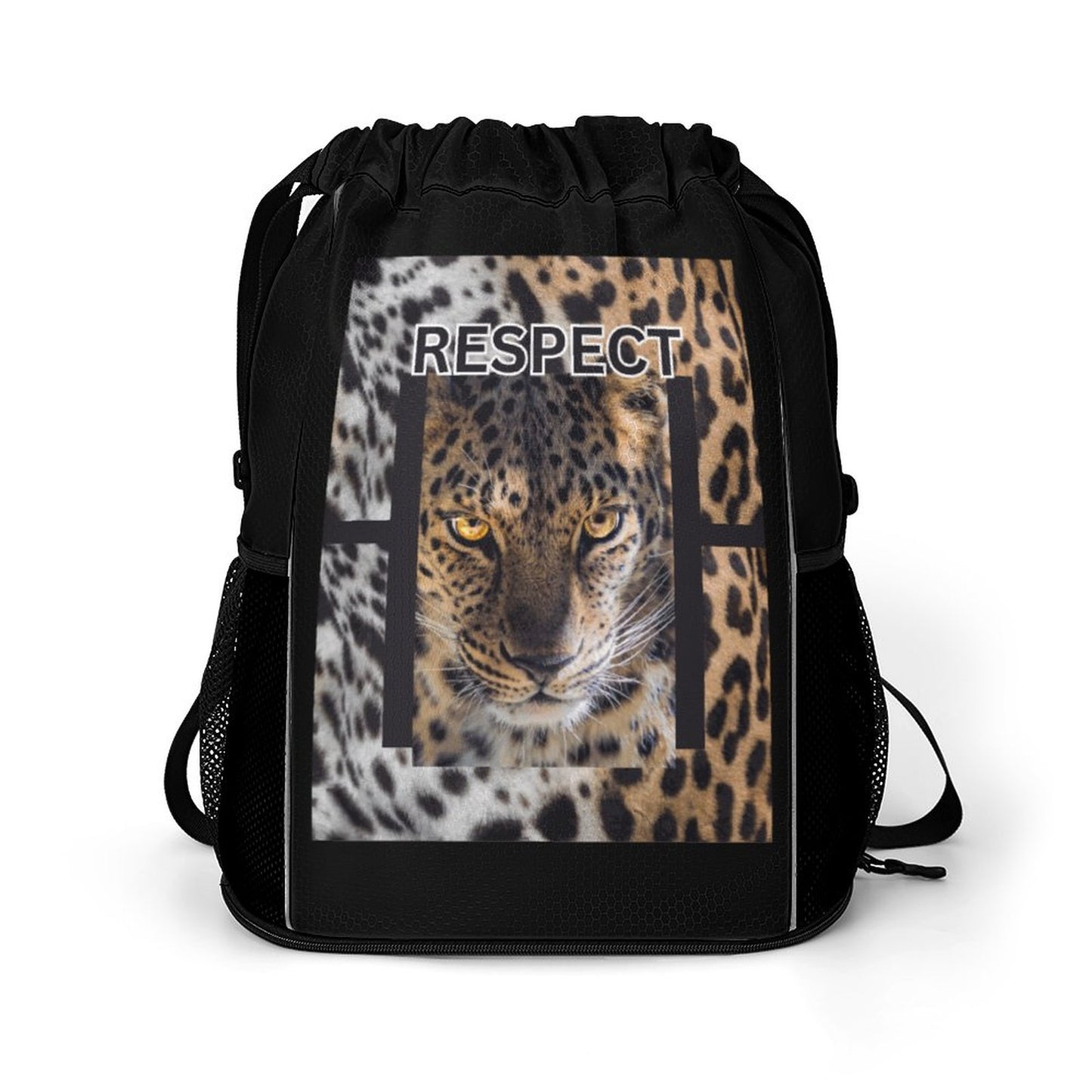 Waffle Cloth Drawstring Bag