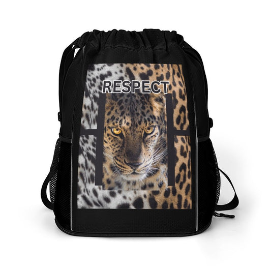 Waffle Cloth Drawstring Bag