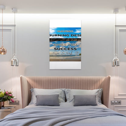 Framed Wooden Poster Hanging (Vertical 2:3)-8x12 inch