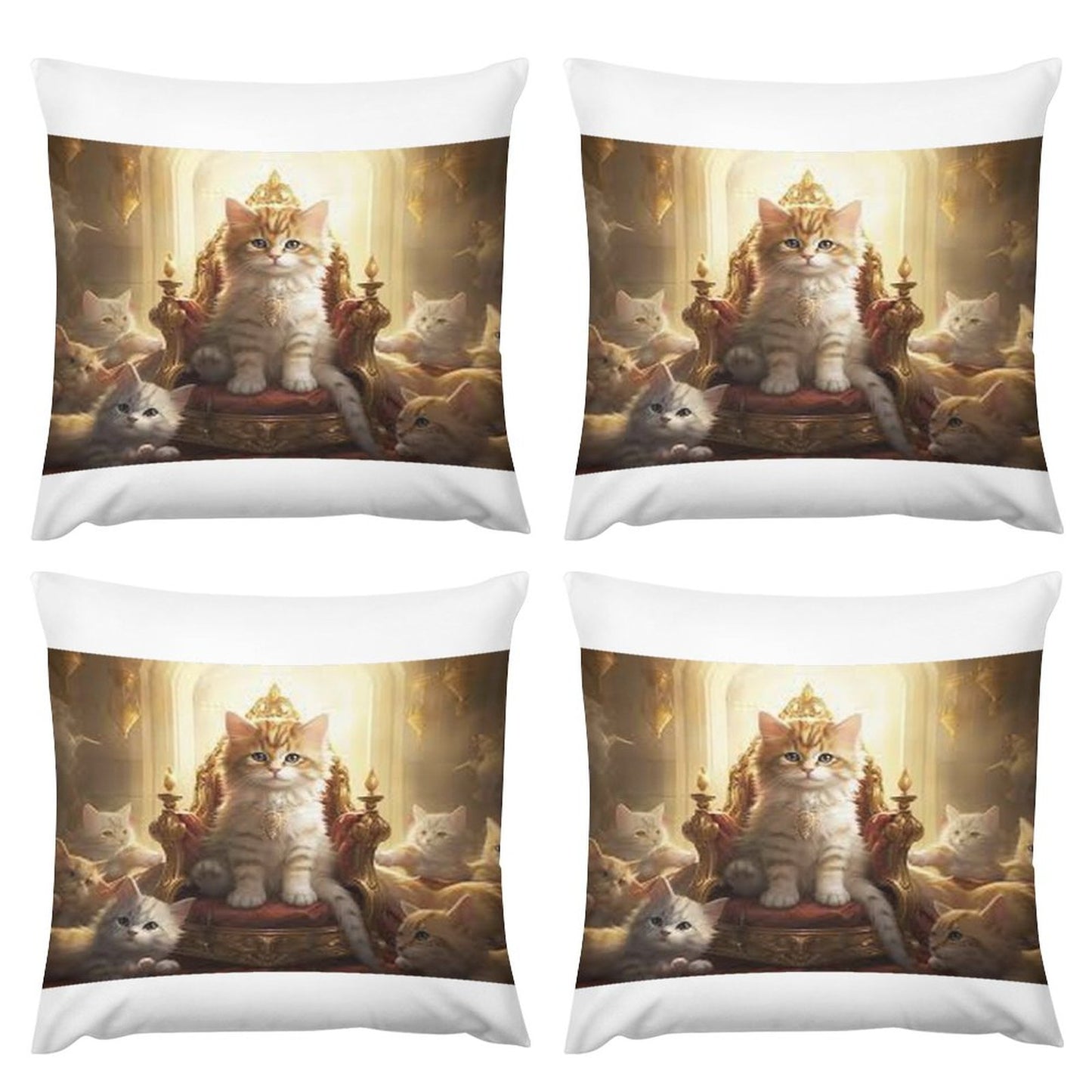 Plush Pillowcase Set of 4