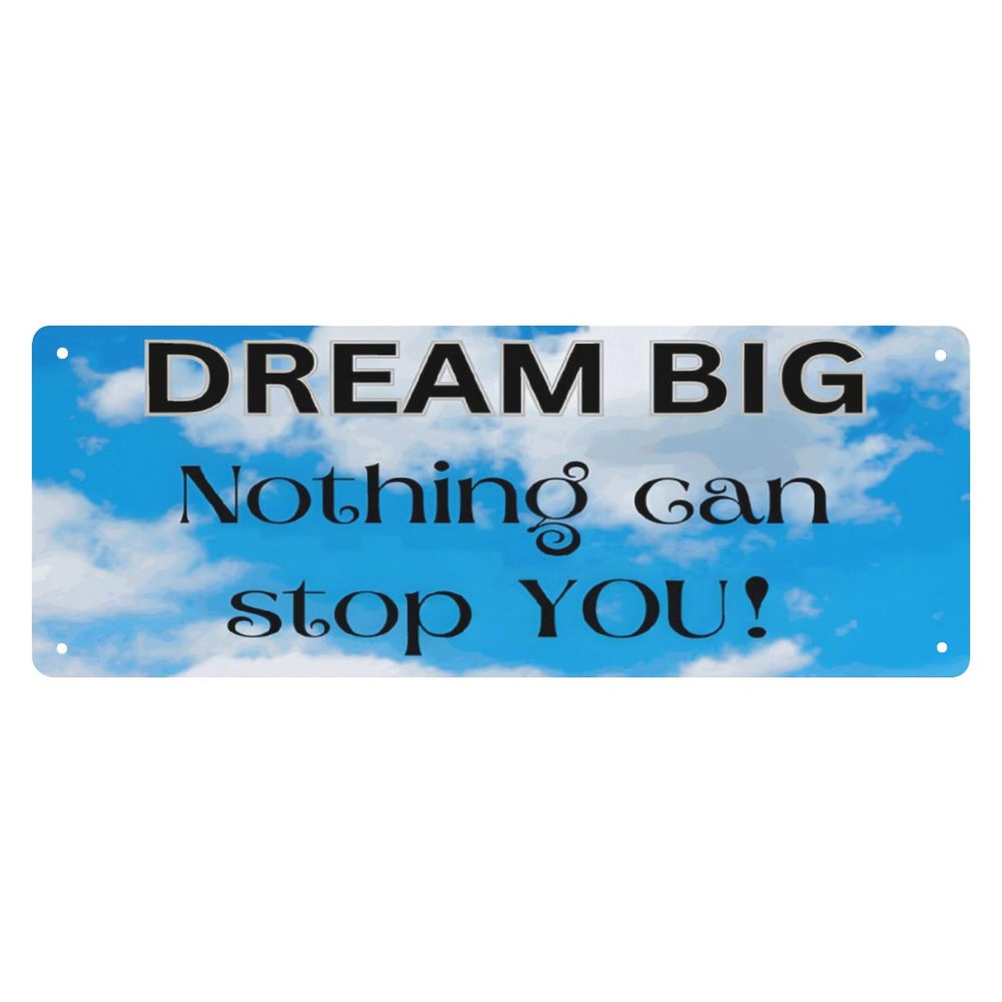 Slim Metal Tin Sign