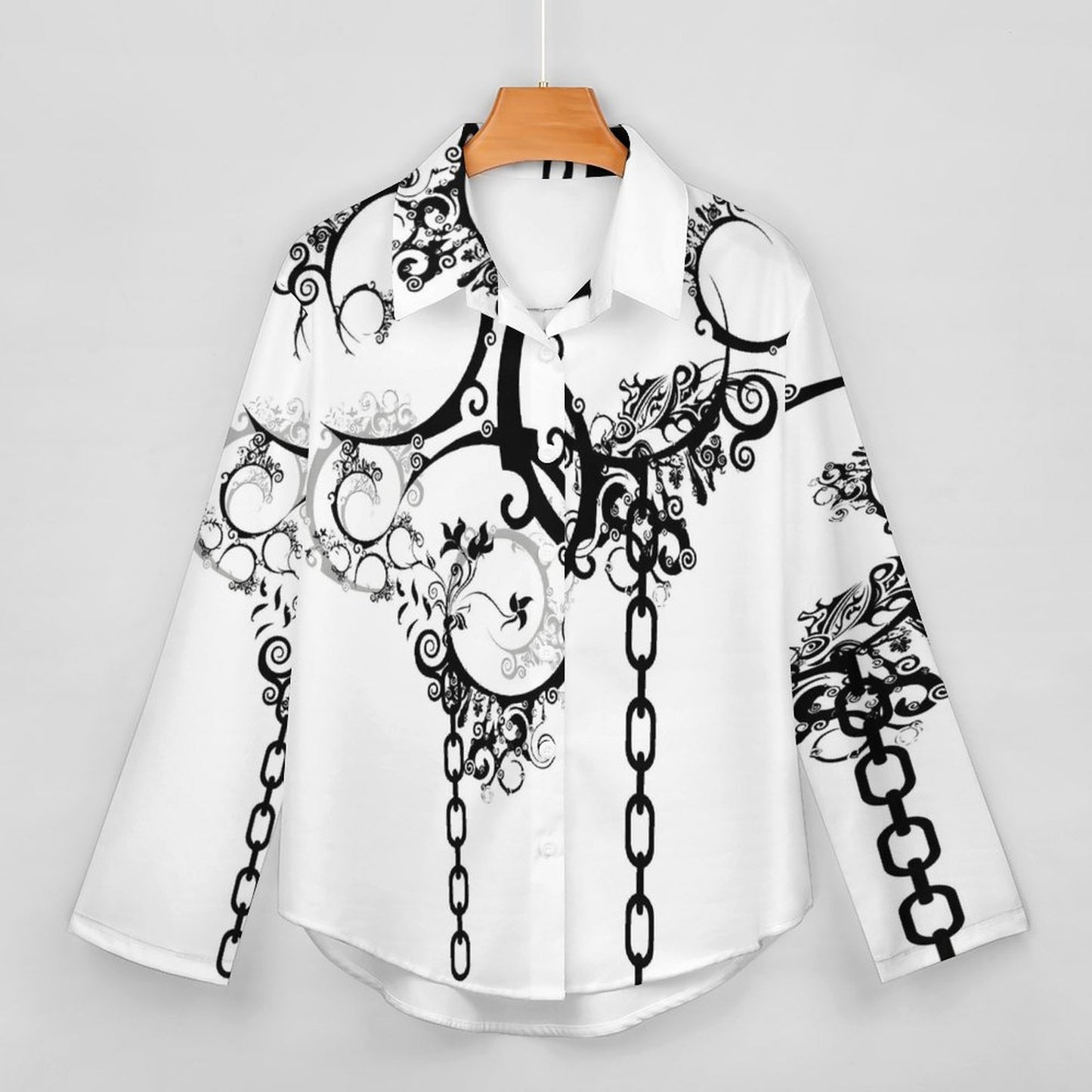 Women's Irregular Shirt B648 (All-Over Printing)