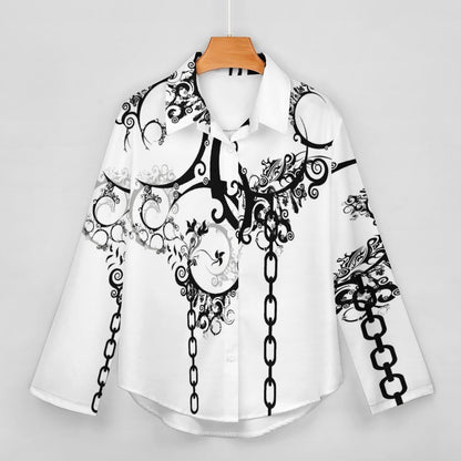 Women's Irregular Shirt B648 (All-Over Printing)