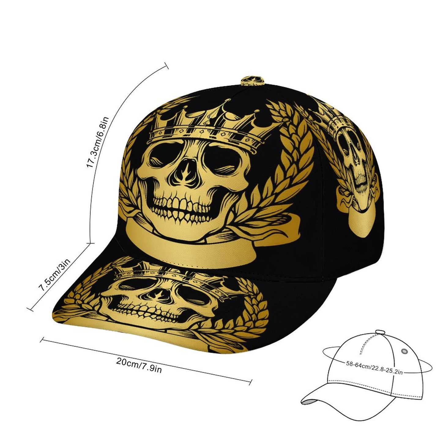 Bent Snapback Cap (All-Over Printing)