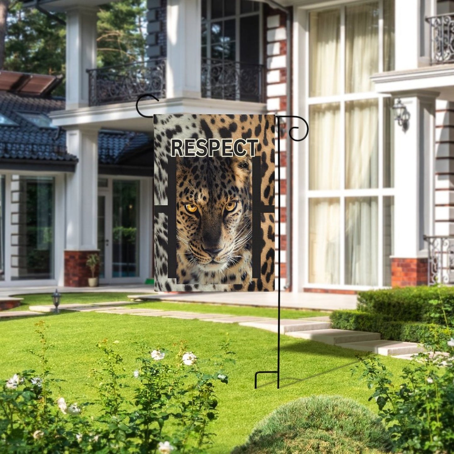 Personalized Flax Garden Flag (Identical Dual-sided Printing)
