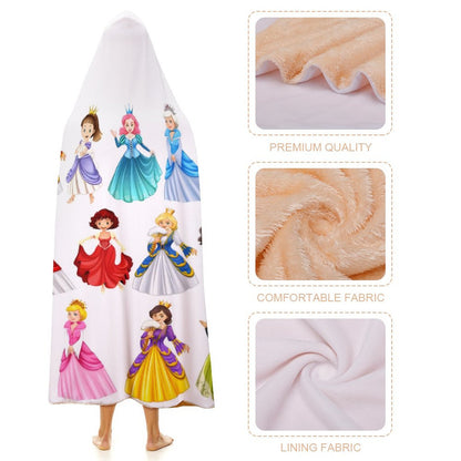 Wrap Hooded Blanket-40"x50"/ 100x130cm