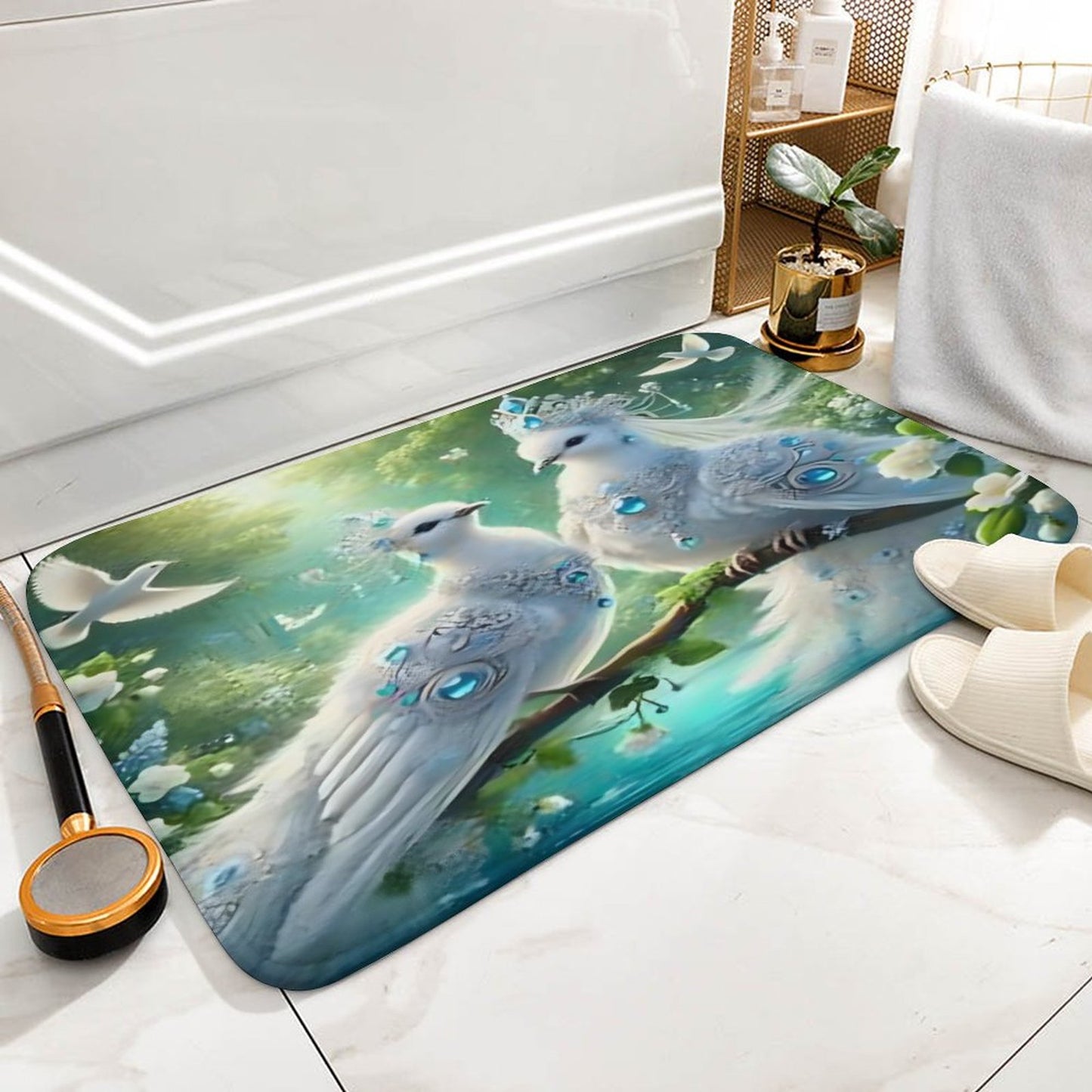Coral Velvet Rug-15.7"x23.6"/ 40x60cm