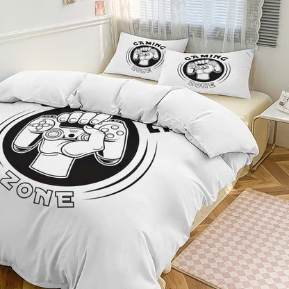 3-Piece Bedding Set-90"x90"/ 229x229cm (Dual-sided Printing)