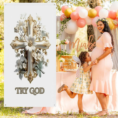 Decorative Door Curtain-35.43"×70.87 "/90x180cm-TRY GOD