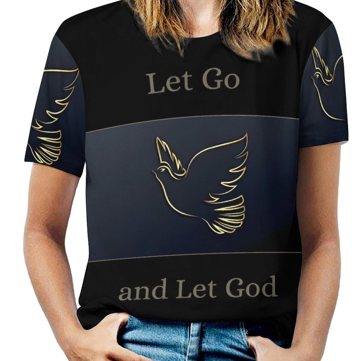 180gsm Custom Women Top T-Shirts(All-Over Printing)
