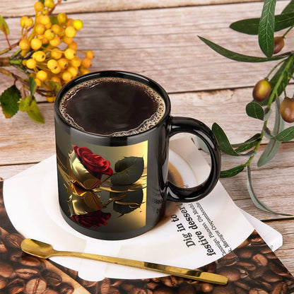 Personalized Photo Coffee Mugs with Identical Patterns