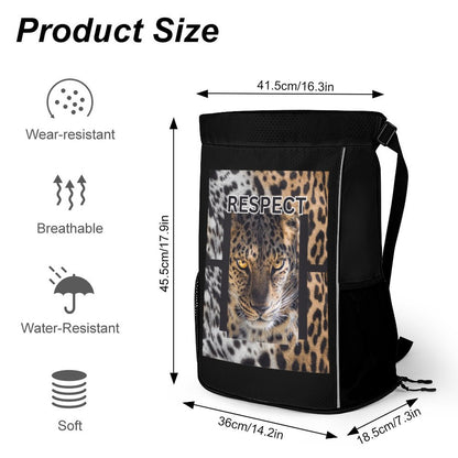 Waffle Cloth Drawstring Bag