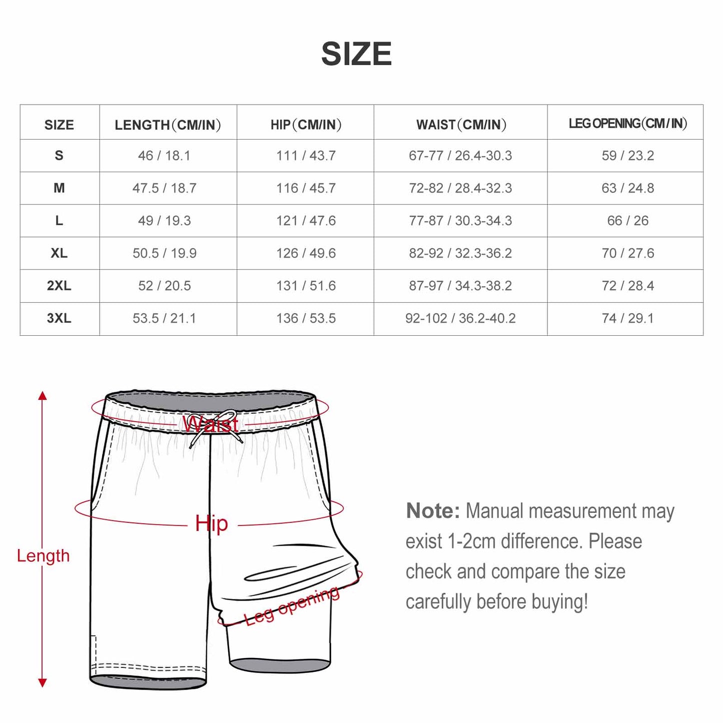 Men's Beach Shorts with 4 Pockets-BIG DADDY