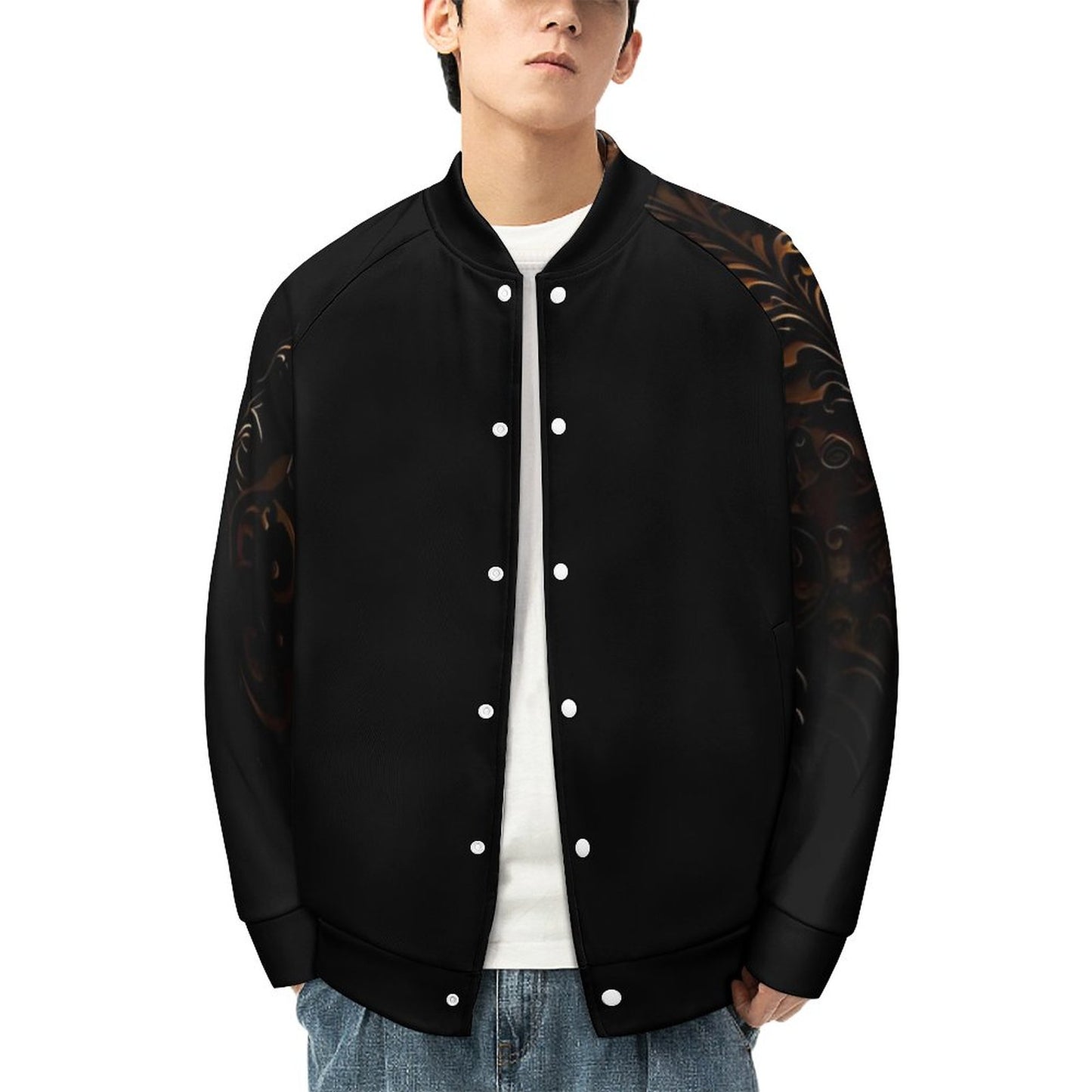 Men's Baseball Jacket (All-Over Printing)