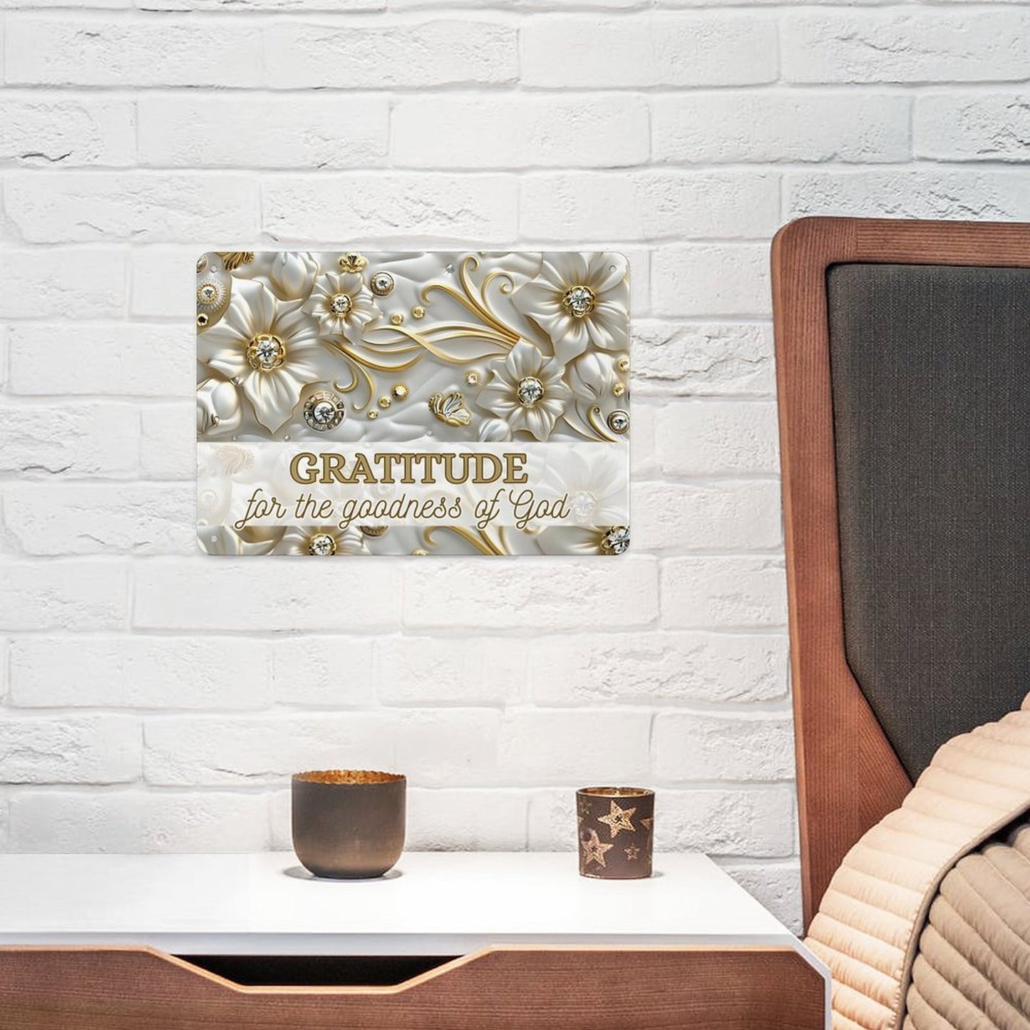 Horizontal Personalized Metal Wall Art Tin Sign-5.5"x7.9"/14x20cm