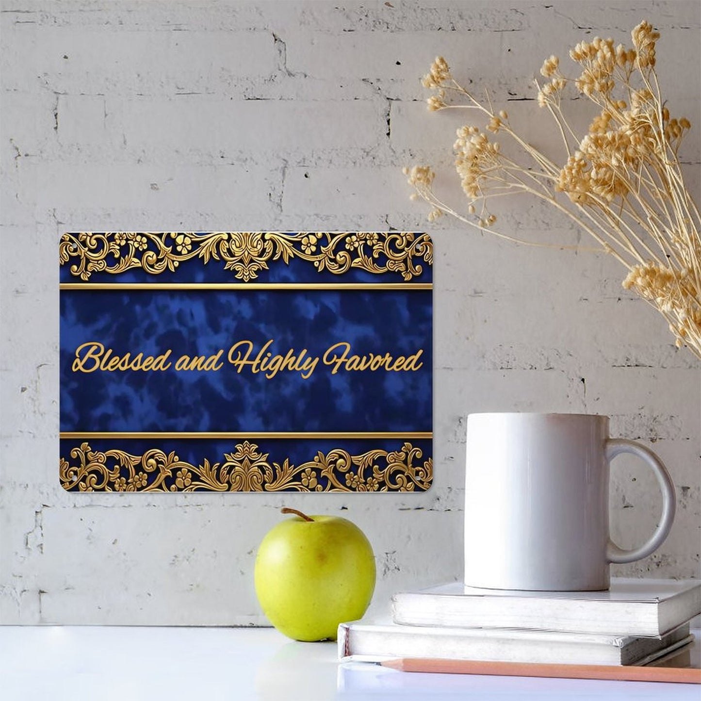 Horizontal Personalized Metal Wall Art Tin Sign-5.5"x7.9"/14x20cm