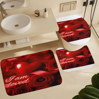 Bathroom 4-Piece Set(One-sided Printing)
