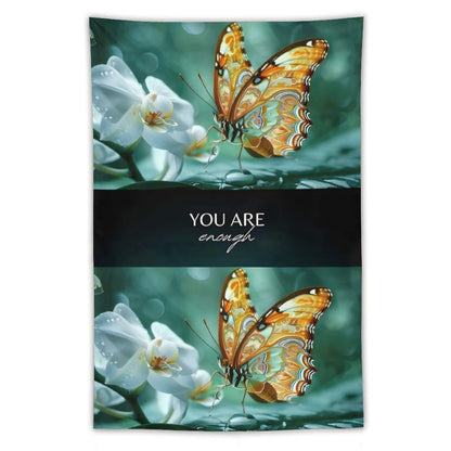 Wall Art with Vertical Tapestry-YOU ARE ENOUGH