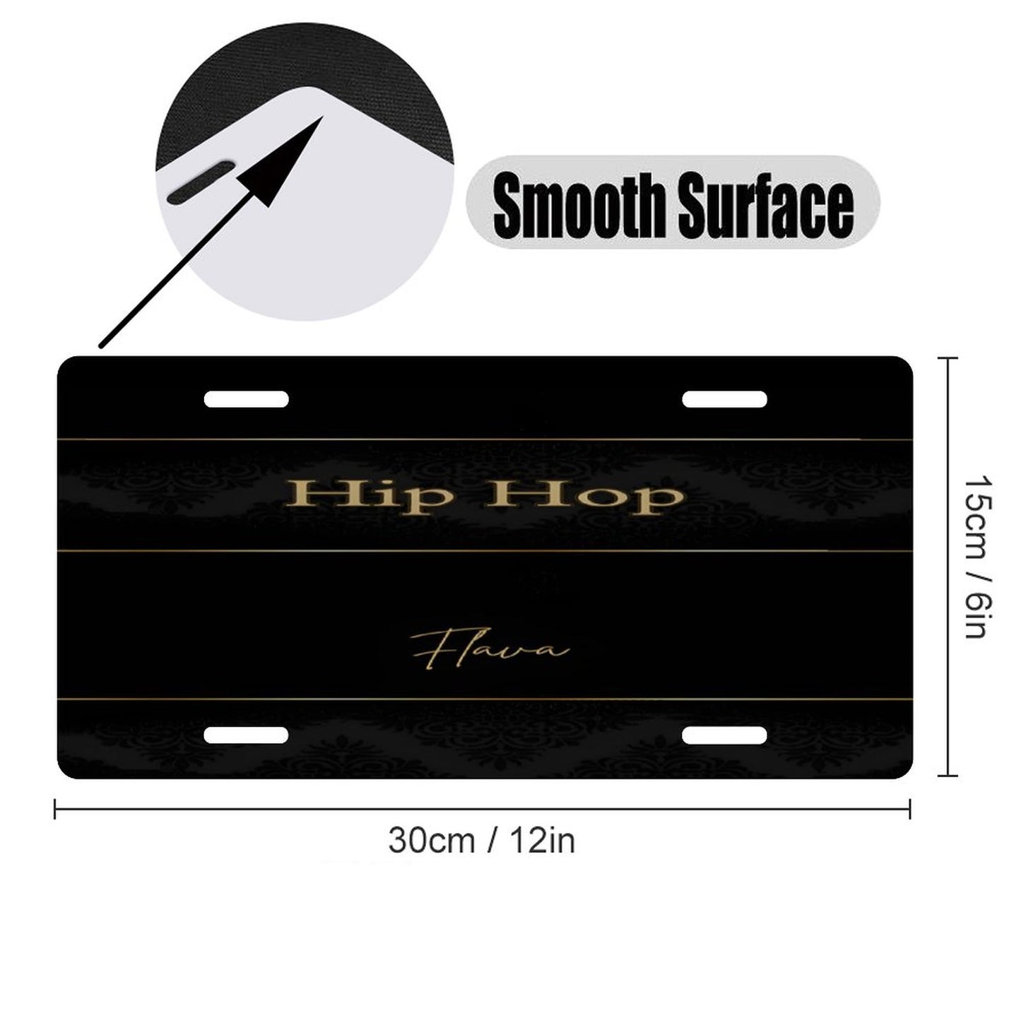Car License Plate-11.8”x5.9”