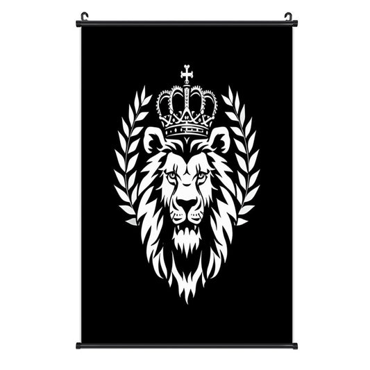 Canvas Hanging Poster with Scrolls-16"x24"/ 40x60cm-LION KING