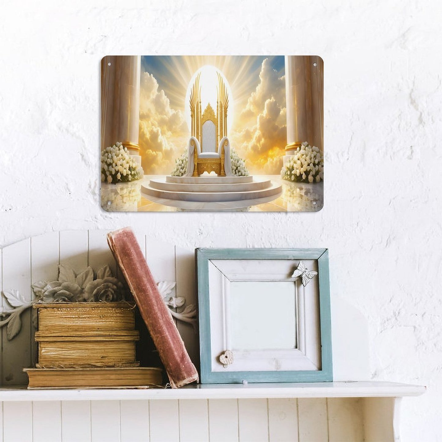 Horizontal Personalized Metal Wall Art Tin Sign-5.5"x7.9"/14x20cm