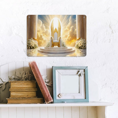 Horizontal Personalized Metal Wall Art Tin Sign-5.5"x7.9"/14x20cm