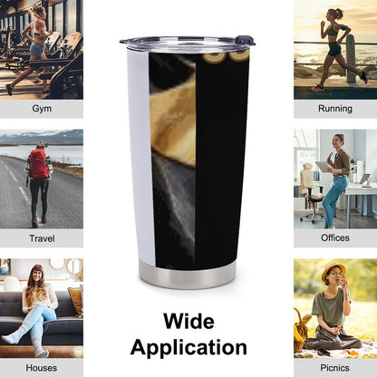 Car Travel Coffee Mug with Lid (All-Over Printing)