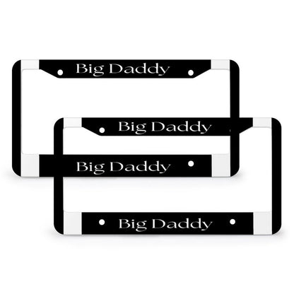 License Plate Frames with 4 Round Holes (1 Pair)