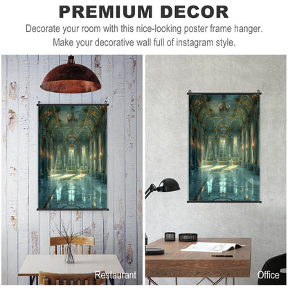 Canvas Hanging Poster with Scrolls-16"x24"/ 40x60cm