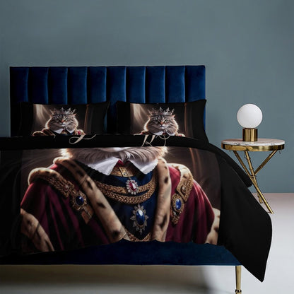 3-Piece Bedding Set-90"x90"/ 229x229cm (Dual-sided Printing)