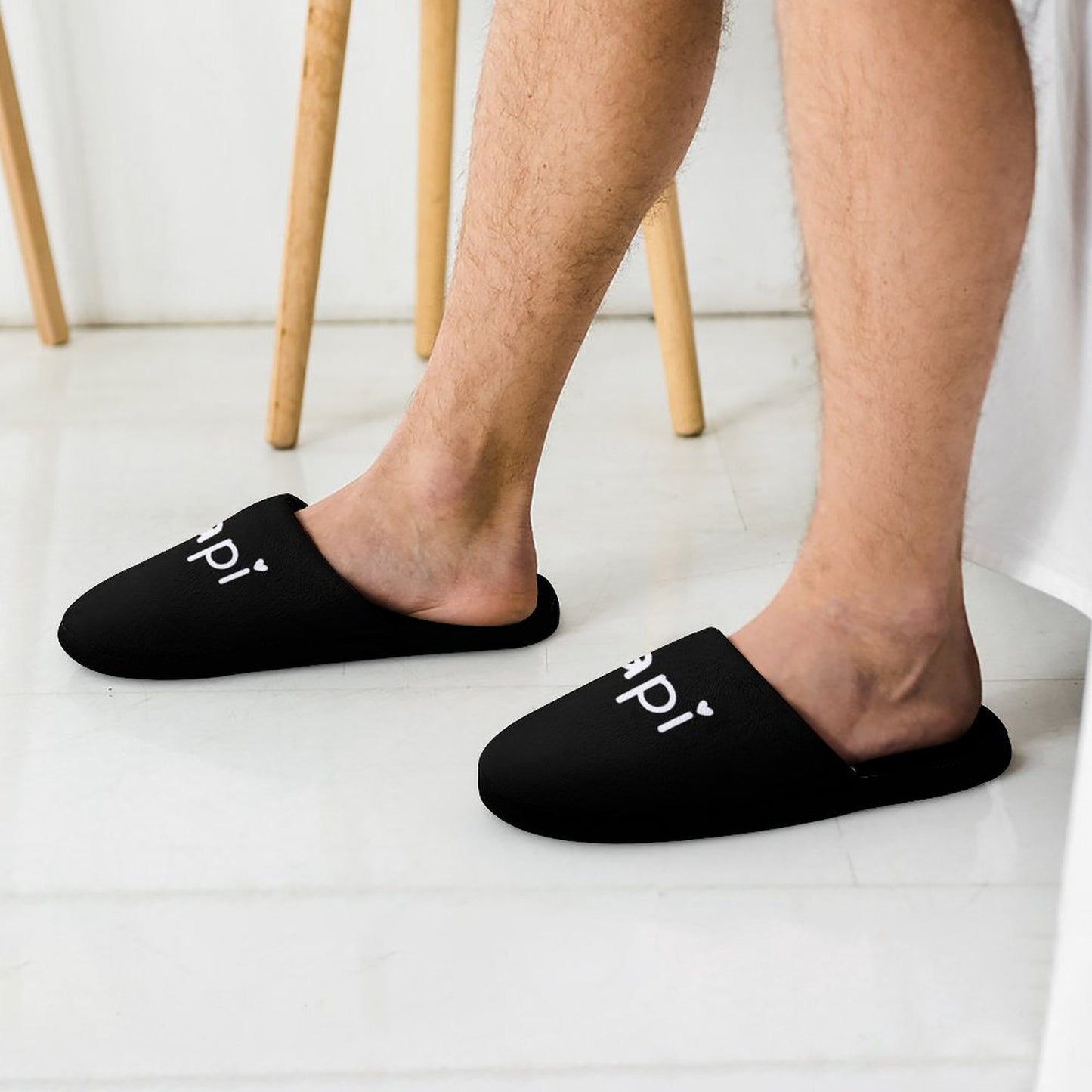 Flannel Men's Cotton Slippers
