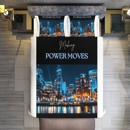 3-Piece Bedding Set-102"x90"/ 259x229cm (Dual-sided Printing)