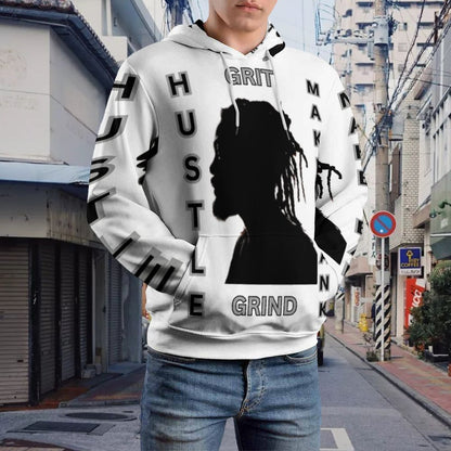 230gsm Men's Cool Hoodie with Double-layer Cap (All-Over Printing)