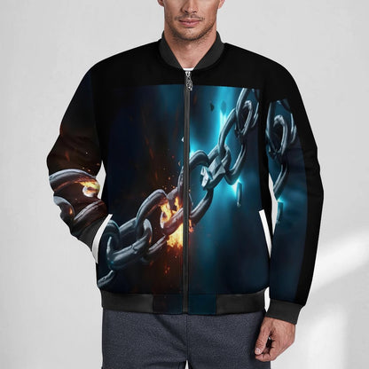 180gsm Zipper Bomber Jacket BMJ (All-Over Printing)