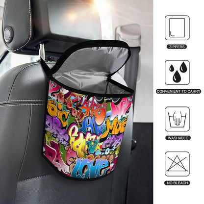 Collapsible Car Trash Bin