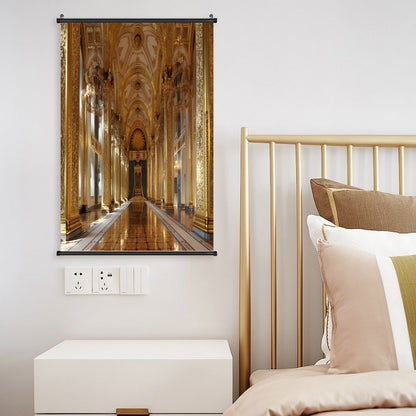Canvas Hanging Poster with Scrolls-16"x24"/ 40x60cm