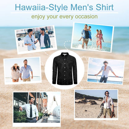 Men's Long Sleeve Shirt with Pocket LS (All-Over Printing)