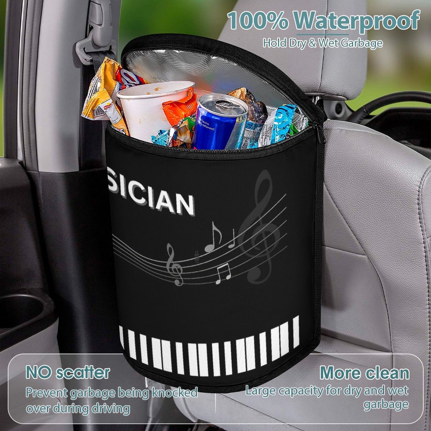 Collapsible Car Trash Bin