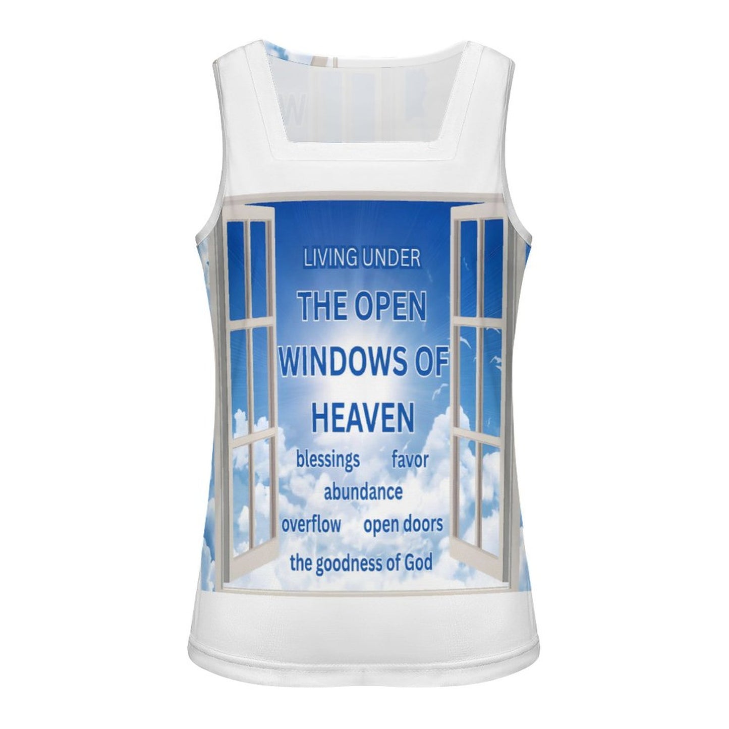 200gsm Square Neck Tank Top(All-Over Printing)